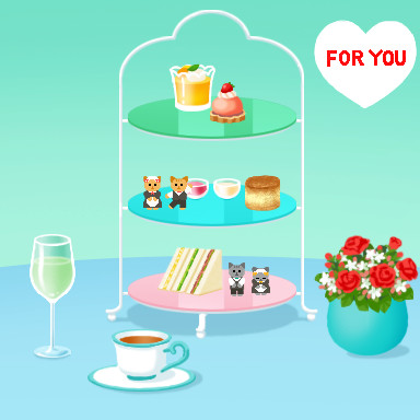 🎂12月のバースデーカード ～アフタヌーンティー ～